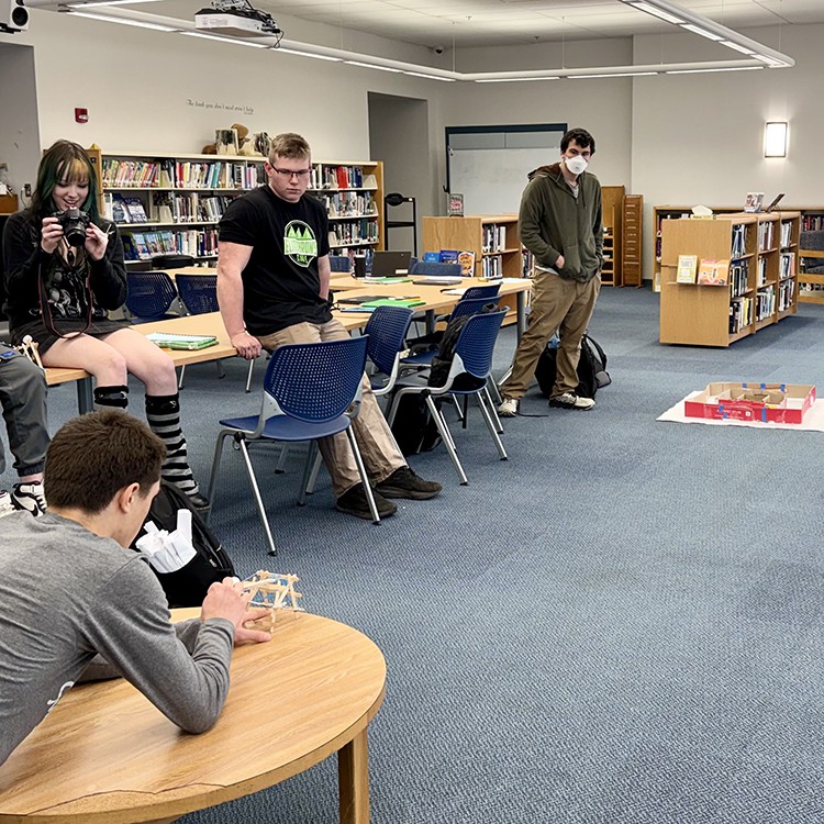 Physics Class Catapult Experiment